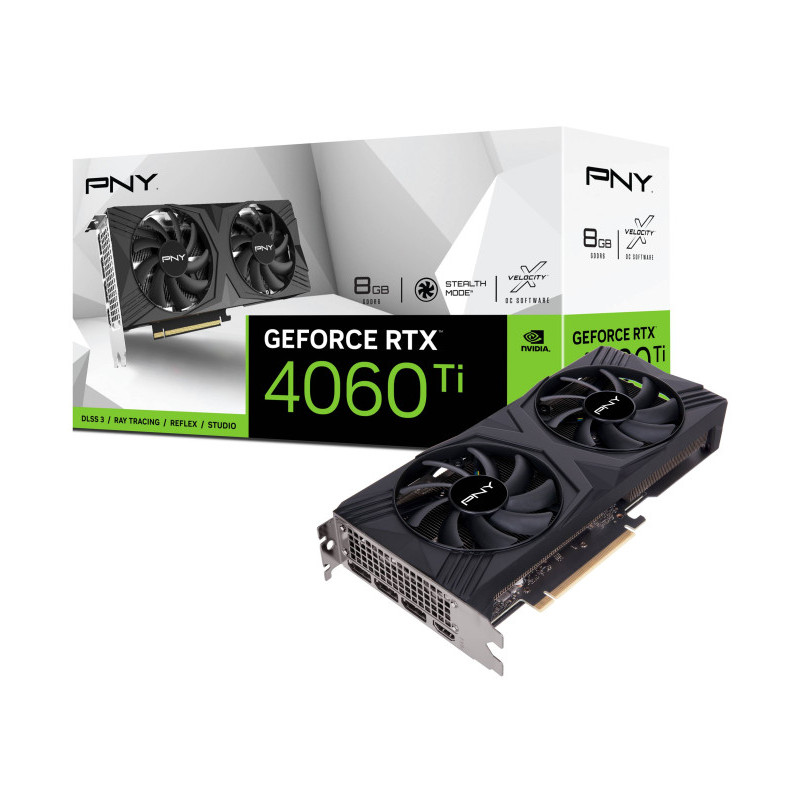 PNY GEFORCE RTX 4060Ti 8GB VERTO Dual Fan DLSS 3