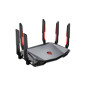 MSI RADIX AXE6600 WIFI 6E TRI BAND routeur sans fil Gigabit Ethernet Bi bande (2,4 GHz 5 GHz) Noir, Rouge