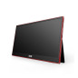 AOC 16G3 téléviseur et moniteur portables Moniteur portable Noir, Rouge 39,6 cm (15.6") TFT 1920 x 1080 pixels