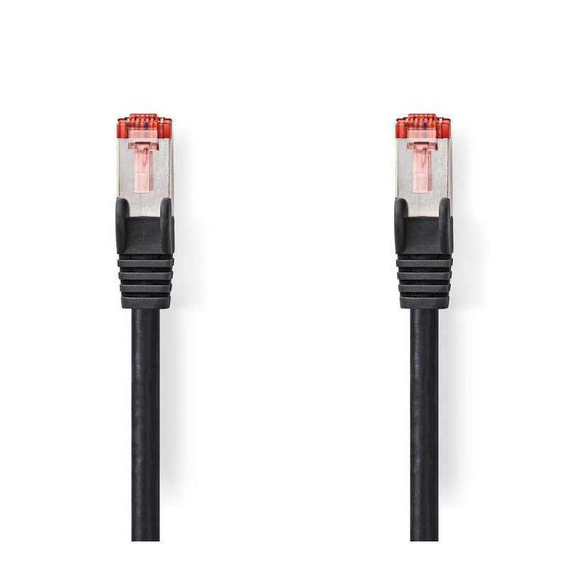 CABLE RJ45 CAT 6 S FTP (8P8C) Male (8P8C) Male 5m Noir