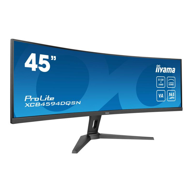 iiyama G MASTER 45"LCD Curved Bus. UWQHD écran plat de PC 114,3 cm (45") 5120 x 1440 pixels Dual QHD LED Noir