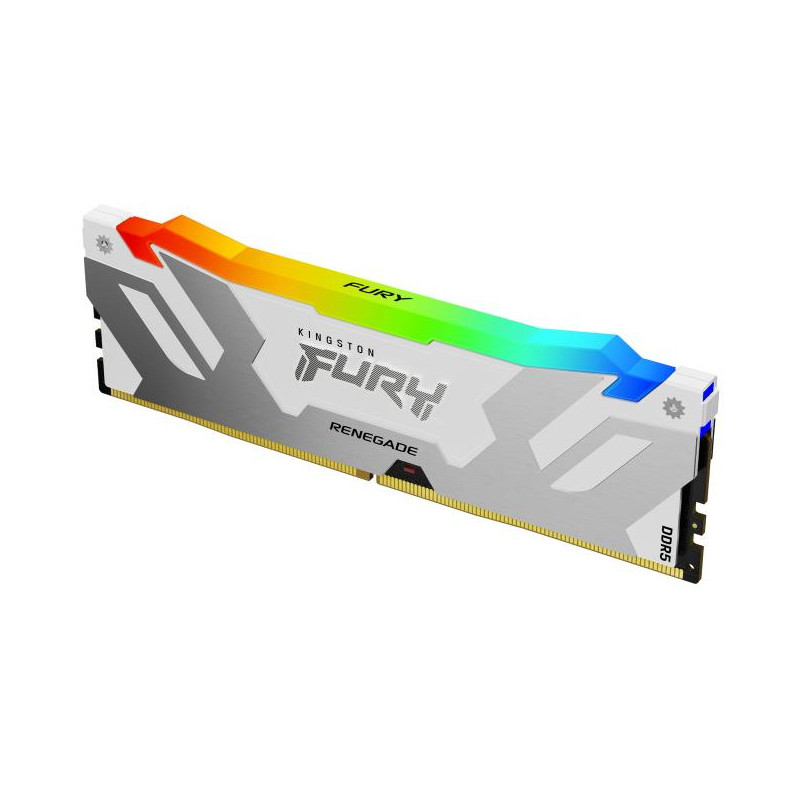 Kingston Technology FURY 32 Go 6000 MT s DDR5 CL32 DIMM (Kits de 2) Renegade RGB Blanc XMP