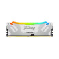 Kingston Technology FURY 32 Go 6000 MT s DDR5 CL32 DIMM (Kits de 2) Renegade RGB Blanc XMP