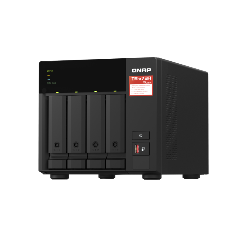 QNAP TS 473A SW5T Serveur NAS 4 Baies + QSW 1105 5T