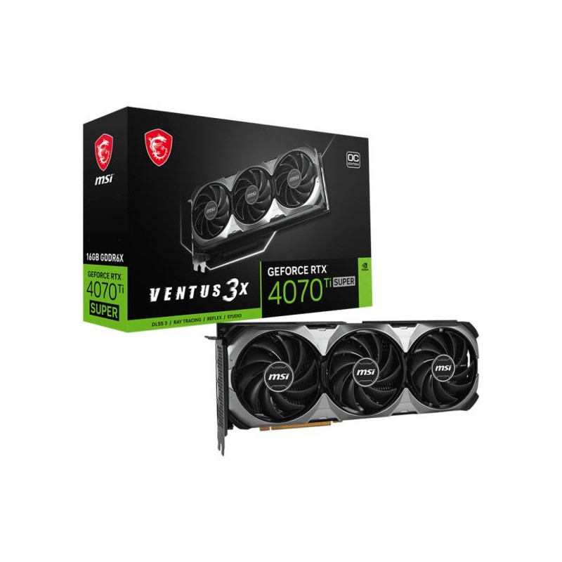 MSI RTX 4070Ti SUPER 16G VENTUS 3X OC