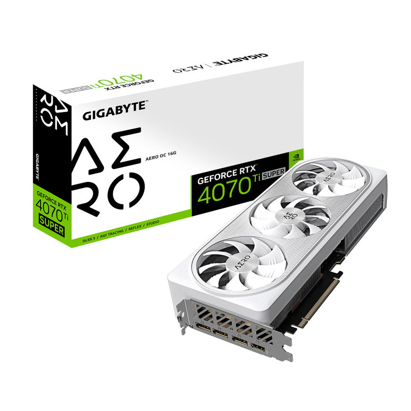 GIGABYTE AERO GeForce RTX 4070 Ti SUPER OC 16G NVIDIA 16 Go GDDR6X