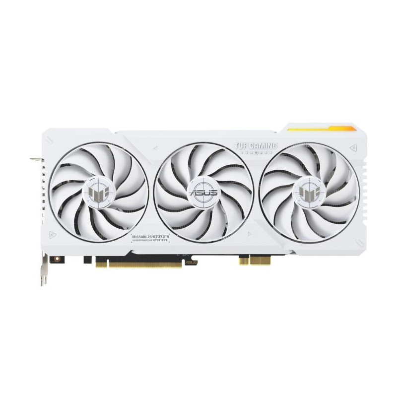 ASUS TUF Gaming TUF RTX4070TIS O16G BTF WHITE NVIDIA GeForce RTX 4070 Ti SUPER 16 Go GDDR6X