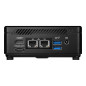 MSI Cubi N ADL 002BEU 0,69L mini PC Noir N100