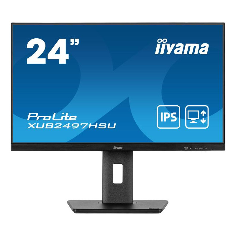 iiyama ProLite XUB2497HSU B1 écran plat de PC 61 cm (24") 1920 x 1080 pixels Full HD LED Noir