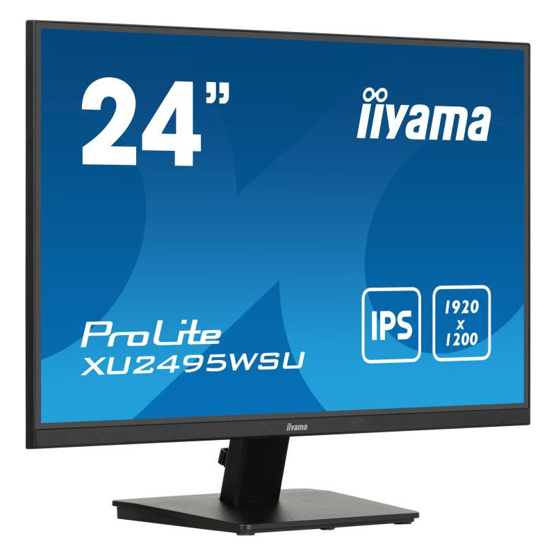 iiyama ProLite XU2495WSU B7 écran plat de PC 61 cm (24") 1920 x 1200 pixels 4K Ultra HD LED Noir