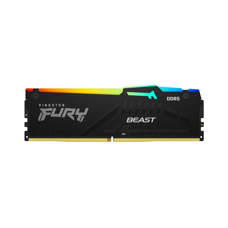 KINGSTON 16G (1x16G) D5 4800Mhz FURY Beast RGB PnP *KF548C38BBA 16