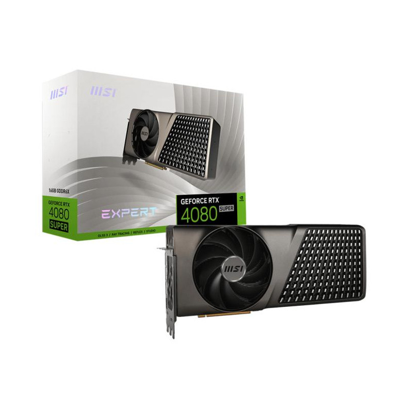 MSI GEFORCE RTX 4080 SUPER 16G EXPERT carte graphique NVIDIA 16 Go GDDR6X