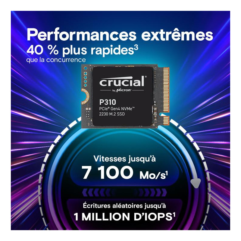 CRUCIAL P310 1T PCIe Gen4 2230 M.2 *CT1000P310SSD2