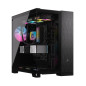 CORSAIR 6500X Mid Tower PC Case, Black Obsidian Aluminum