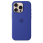 Coque en silicone avec MagSafe pour iPhone 16 Pro Outremer