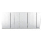 Radiateur Galapagos Néo connecté bas 700W blanc ATLANTIC 501314