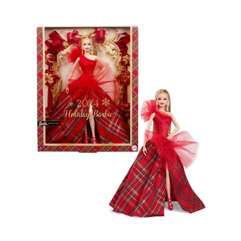 BARBIE Poupée joyeux noël blonde HRM61