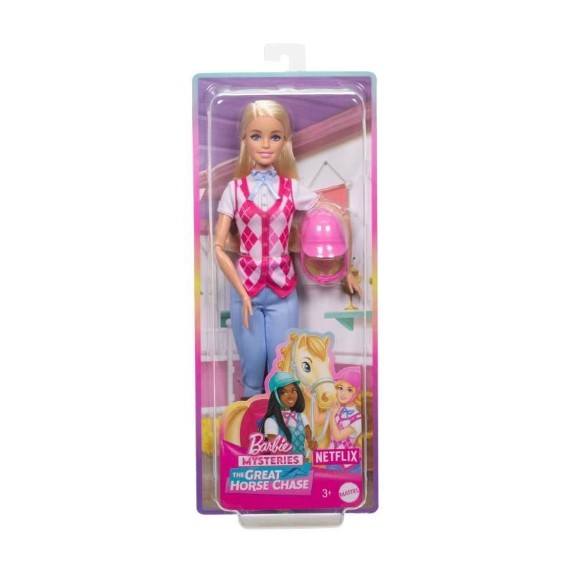 Barbie – Barbie Mysteries : The Great Horse Chase, Poupée Malibu HXJ38