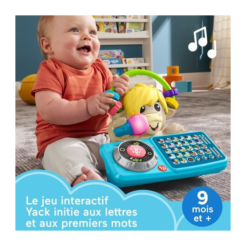 Fisher-Price-Link Squad Yack Lettres-Jouet d'éveil musical HYK96