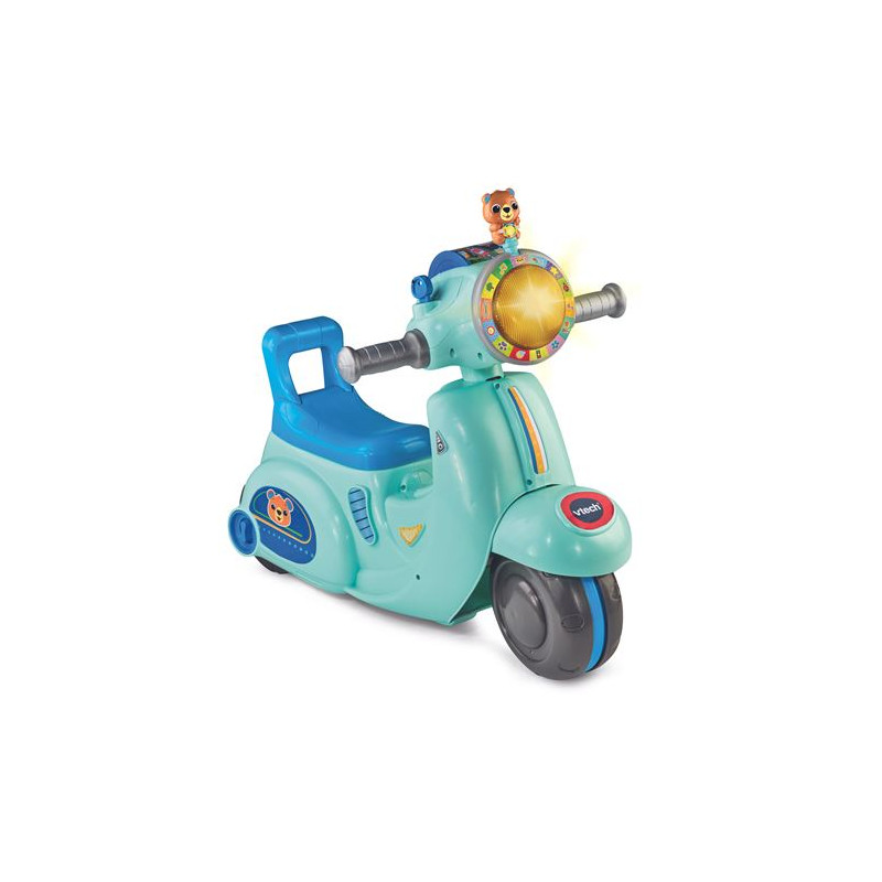 Jeu d éveil Vtech Baby Porteur scooter interactif 3 en 1 Bleu