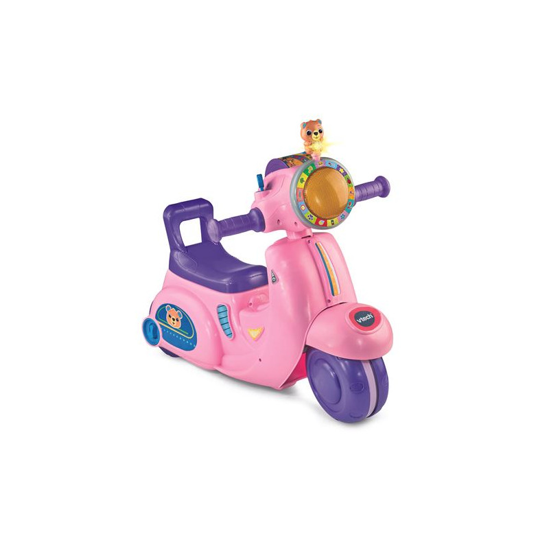 Porteur bébé scooter interactif 3 en 1 Vtech Baby Rose