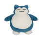 Peluche Bandai Jumbo endormie Pokémon Ronflex Bleu et Blanc