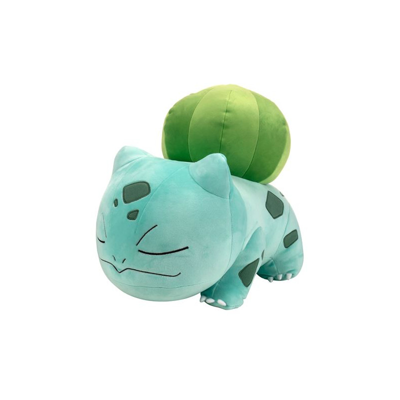 Peluche Bandai Jumbo endormie Pokémon Bulbizarre Vert