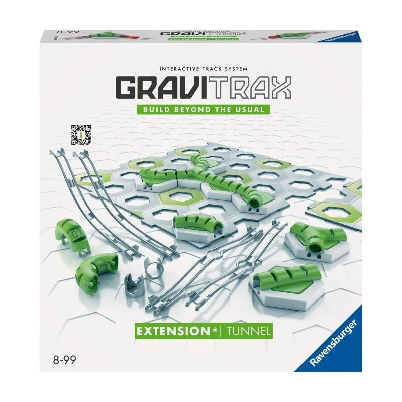 Ravensburger-GraviTrax Set d'extension Tunnels-18p.-Circuit de billes-Construction-Parcours de billes a construire-Des 8 ans-224