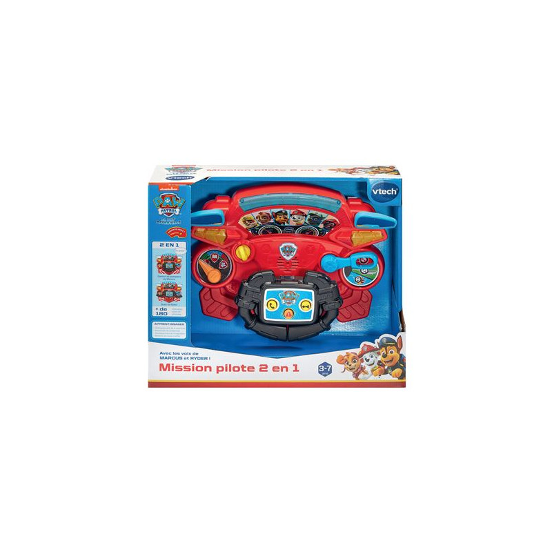 Jeu électronique Vtech Paw Patrol Pat’Patrouille Mission Pilote 2 en 1