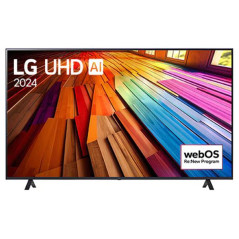 LG Processeur a5 AI 4K Gen7, Télécommande Magic Remote WebOS 24 LG - 75UT80006LA