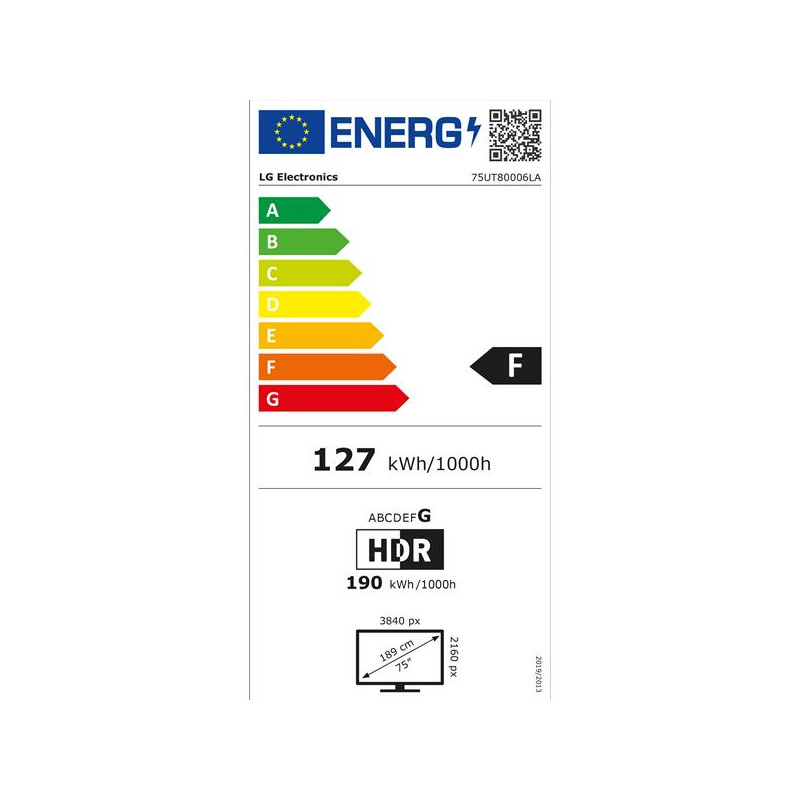 Processeur a5 AI 4K Gen7, Télécommande Magic Remote WebOS 24 LG - 75UT80006LA