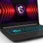 PC Portable Gamer - MSI - Thin 15 B12UC-2489XFR - 15,6 FHD 144Hz - i5-12450H - RAM 16Go - 512Go SSD - RTX 3050 4Go - Sans window