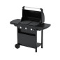 Barbecue gaz CLASS 3L COMPACT 3 brûleurs en acier - Surface de cuisson 60x35 cm - L 124 x P 55 x H 109 cm