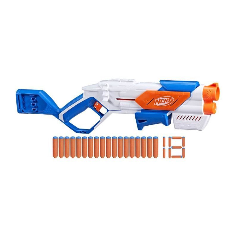 Nerf NSeries blaster Strikeback a fléchette, 18 fléchettes, a partir de 8 ans