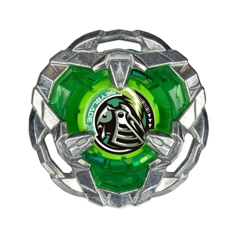 Beyblade X, Starter Pack Helm Knight 3-80N avec toupie de compétition a rotation droite de type défense et lanceur, a partir d