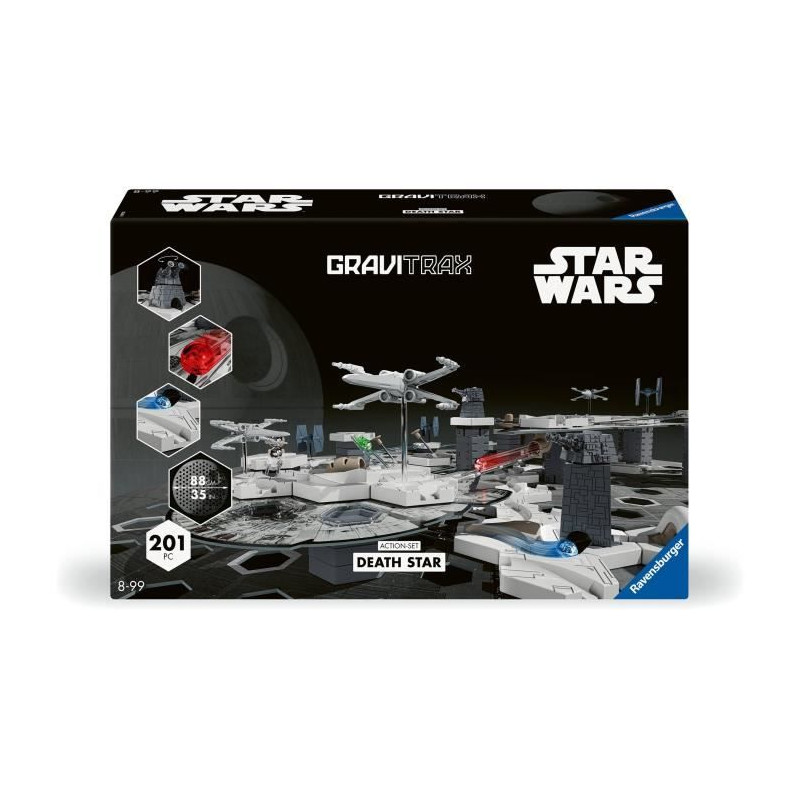 Ravensburger-Gravitrax Star Wars Set-188 pieces-Circuit de billes-Jeu de construction-Parcours de billes-Des 8 ans-23860