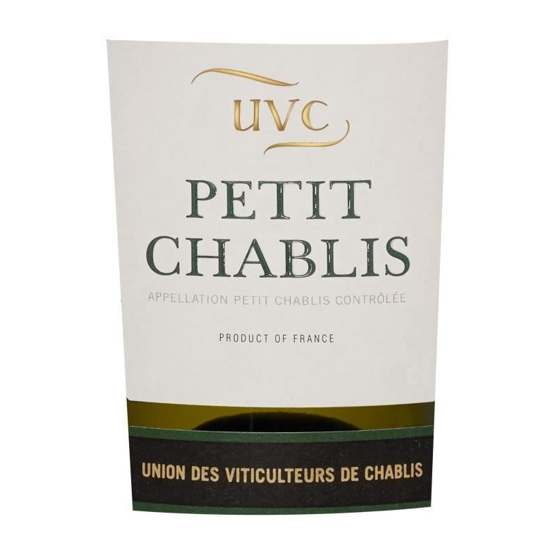 UVC 2022 Petit Chablis - Vin blanc de Bourgogne