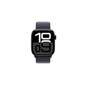 Apple watch Apple Watch Series 10 GPS 46mm Boîtier en Aluminium Noir de Jais avec Bracelet Sport Noir S M