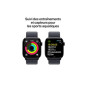 Apple watch Apple Watch Series 10 GPS 46mm Boîtier en Aluminium Noir de Jais avec Bracelet Sport Noir S M