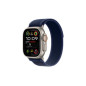 Apple watch Apple Watch Ultra 2 GPS + Cellular 49mm Boîtier en Titane Naturel avec Boucle Trail Bleu M L