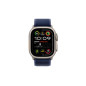 Apple watch Apple Watch Ultra 2 GPS + Cellular 49mm Boîtier en Titane Naturel avec Boucle Trail Bleu S M