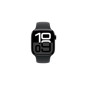 Apple watch Apple Watch Series 10 GPS 42mm Boîtier en Aluminium Noir de Jais avec Bracelet Sport Noir M L