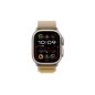 Apple watch Apple Watch Ultra 2 GPS + Cellular 49mm Boîtier en Titane Naturel avec Boucle Alpine Sahara Medium