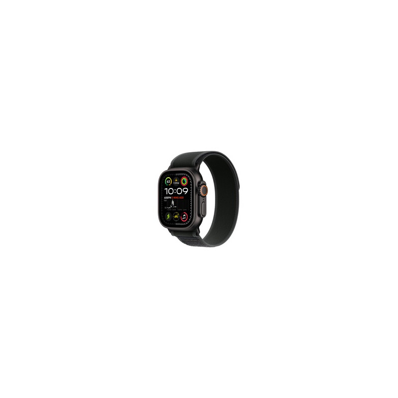 Apple watch Apple Watch Ultra 2 GPS + Cellular 49mm Boîtier en Titane Noir avec Boucle Trail Noir S M