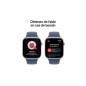 Apple watch Apple Watch Series 10 GPS + Cellular 46mm Boîtier en Aluminium Argent avec Bracelet Sport Denim M L