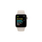 Apple watch Apple Watch SE GPS 44mm Boîtier en Aluminium Lumiere Stellaire avec Bracelet Sport Lumiere Stellaire S M