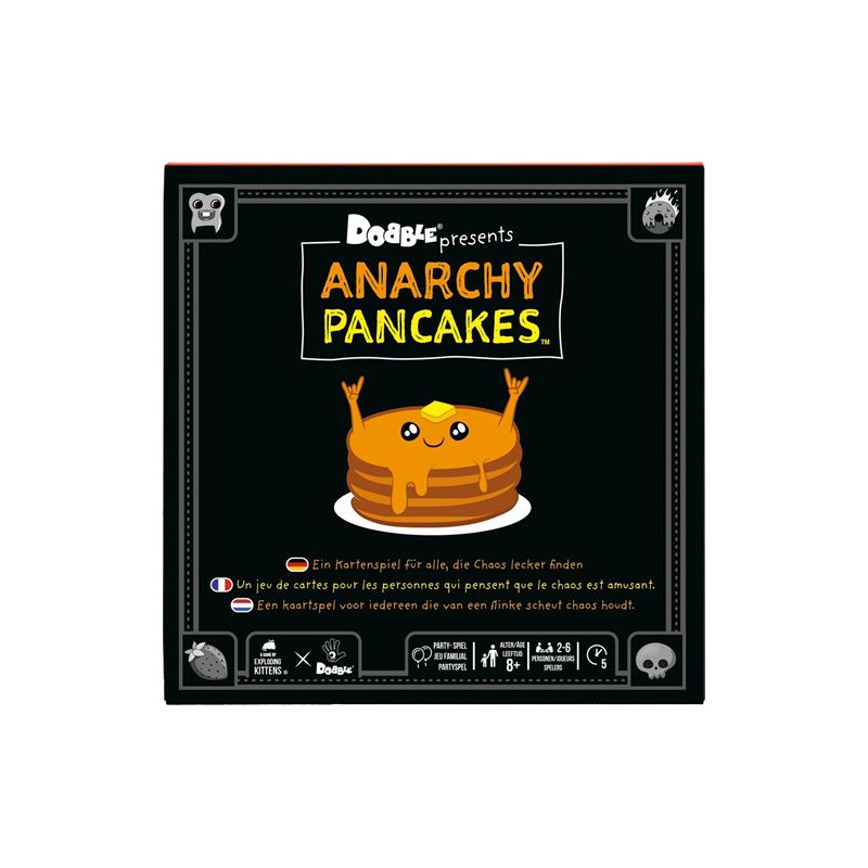 Jeu d’ambiance Asmodee Dobble Anarchy Pancakes