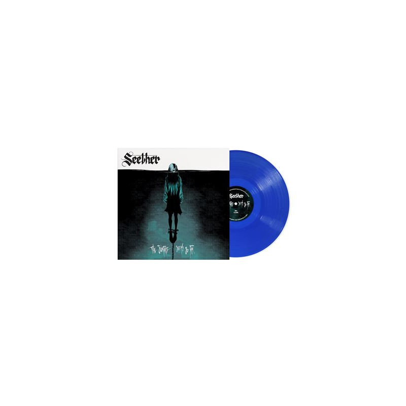 The Surface Seems So Far Vinyle Bleu Transparent