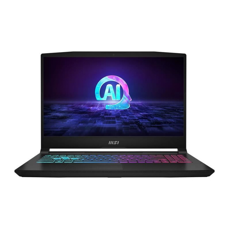 PC Portable Gamer -MSI -Katana A15 AI B8VG-484XFR -15,6 FHD 144Hz -Ryzen 7-8845HS -RAM 16Go -512Go SSD -RTX 4070 8Go -Sans Windo