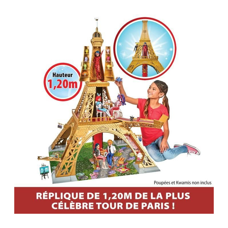 Playset deluxe Paris - BANDAI - Miraculous - Plus de 1,20 m avec accessoires